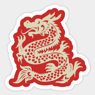 Ancient Mystic Fusion Dragon Sticker